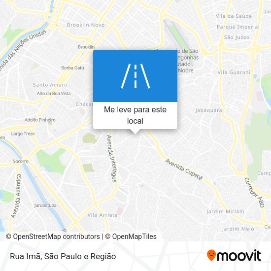 Rua Imã mapa