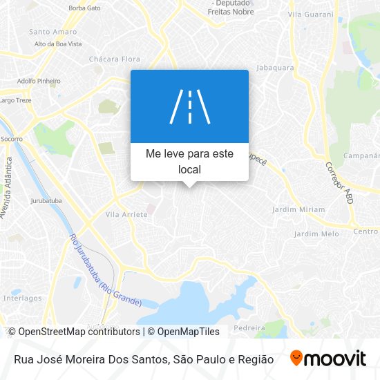 Rua José Moreira Dos Santos mapa