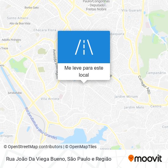 Rua João Da Viega Bueno mapa