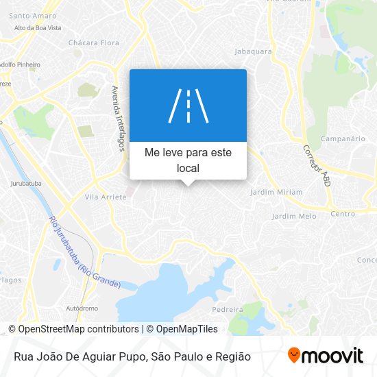 Rua João De Aguiar Pupo mapa