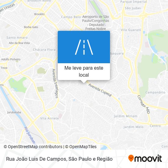 Rua João Luis De Campos mapa