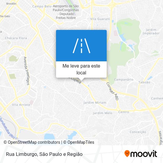 Rua Limburgo mapa