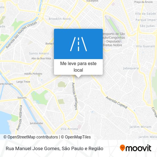 Rua Manuel Jose Gomes mapa