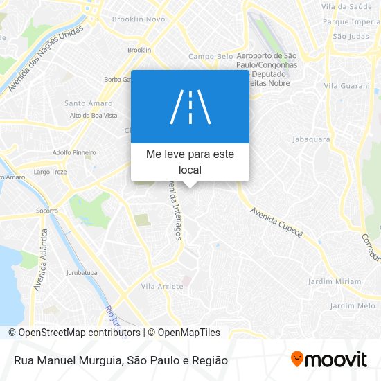 Rua Manuel Murguia mapa