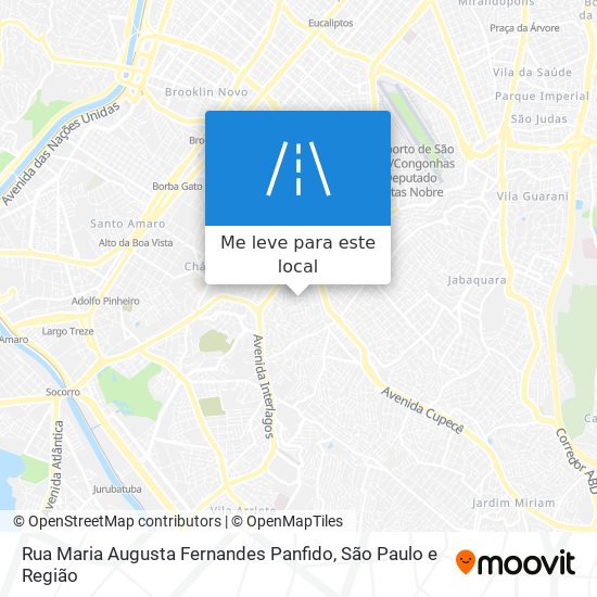 Rua Maria Augusta Fernandes Panfido mapa