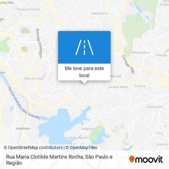 Rua Maria Clotilde Martins Rocha mapa