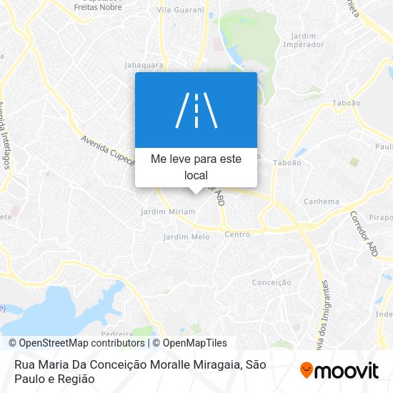 Rua Maria Da Conceição Moralle Miragaia mapa