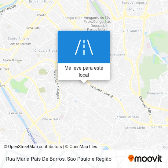 Rua Maria Pais De Barros mapa