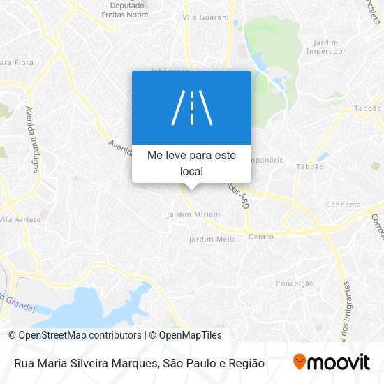 Rua Maria Silveira Marques mapa