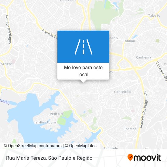 Rua Maria Tereza mapa