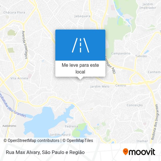 Rua Max Alvary mapa