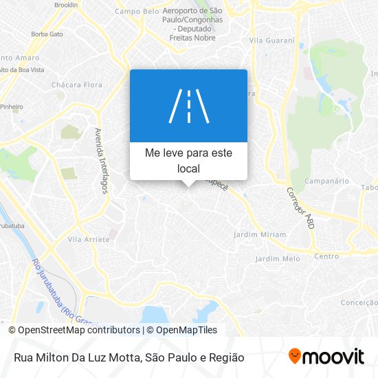 Rua Milton Da Luz Motta mapa