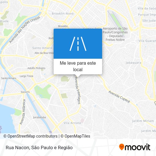 Rua Nacon mapa