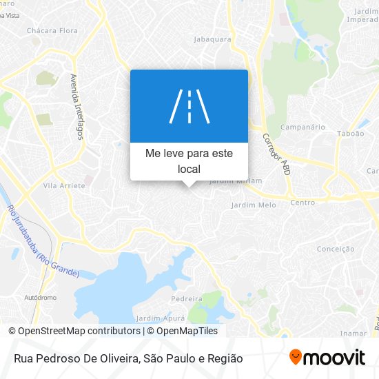 Rua Pedroso De Oliveira mapa