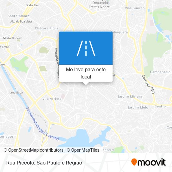 Rua Piccolo mapa