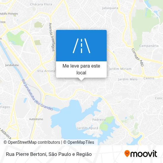 Rua Pierre Bertoni mapa