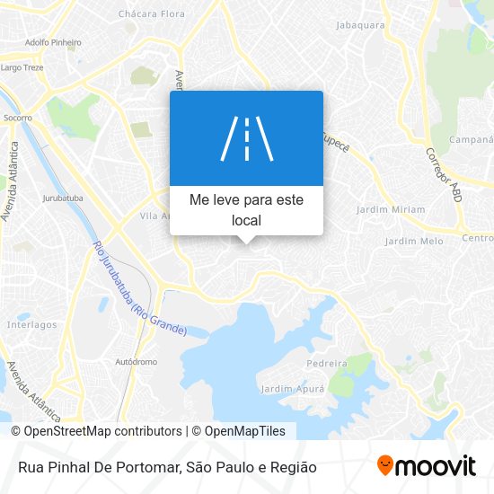 Rua Pinhal De Portomar mapa