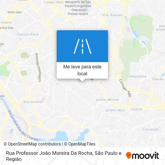 Rua Professor João Moreira Da Rocha mapa