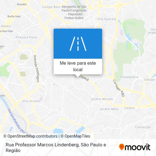 Rua Professor Marcos Lindenberg mapa