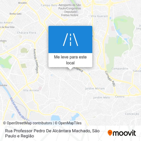 Rua Professor Pedro De Alcântara Machado mapa