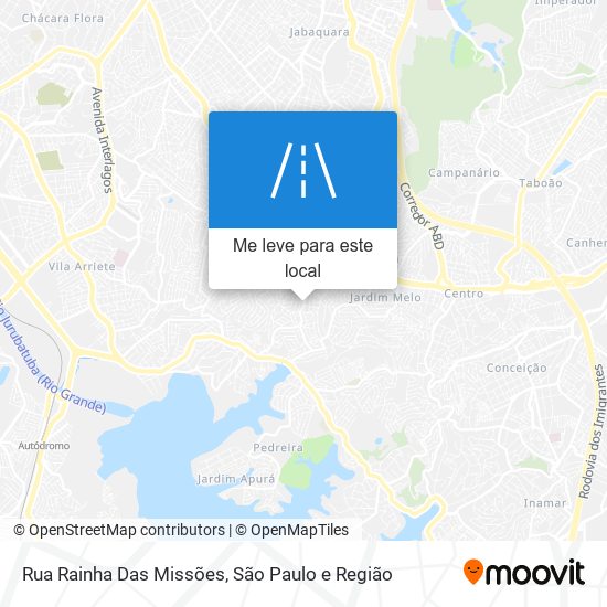 Rua Rainha Das Missões mapa