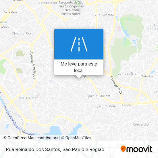 Rua Reinaldo Dos Santos mapa
