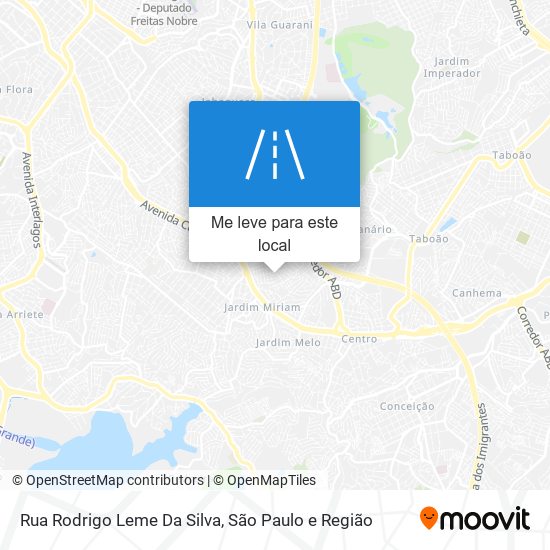 Rua Rodrigo Leme Da Silva mapa