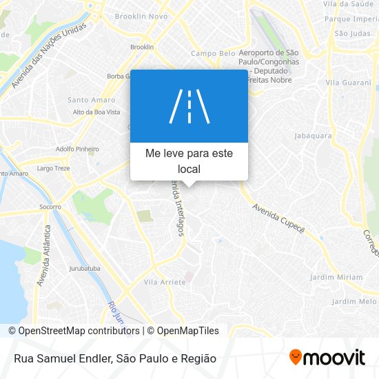 Rua Samuel Endler mapa