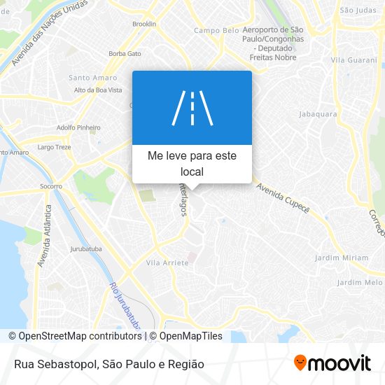 Rua Sebastopol mapa