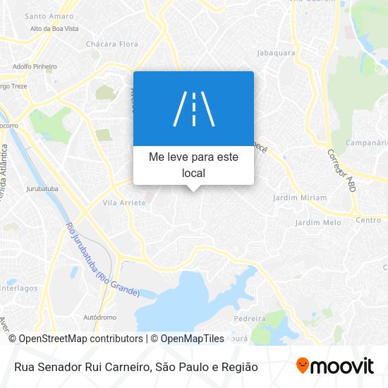 Rua Senador Rui Carneiro mapa