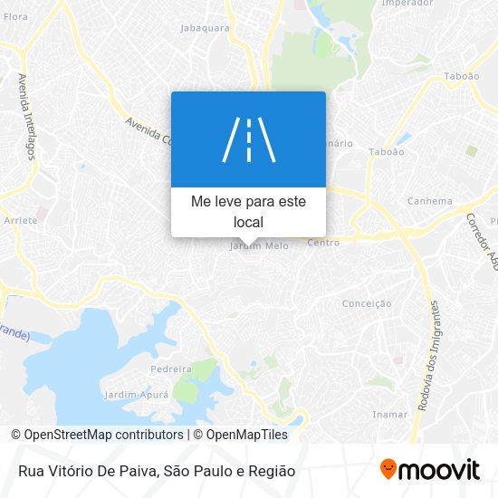 Rua Vitório De Paiva mapa