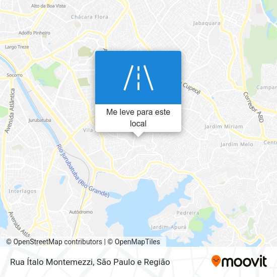 Rua Ítalo Montemezzi mapa