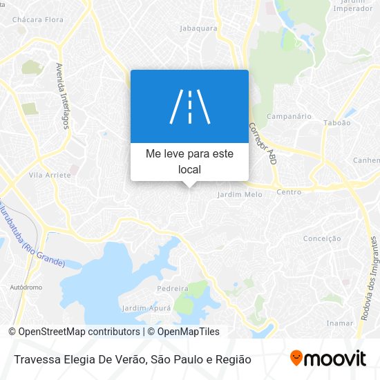 Travessa Elegia De Verão mapa