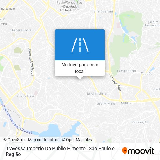 Travessa Império Da Públio Pimentel mapa