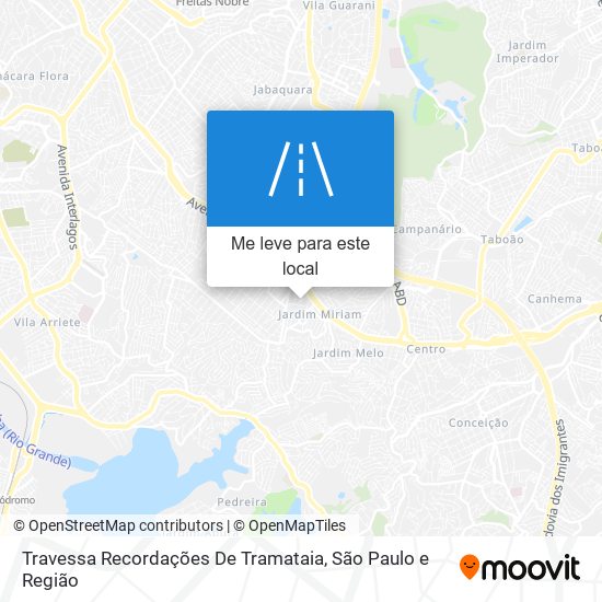 Travessa Recordações De Tramataia mapa