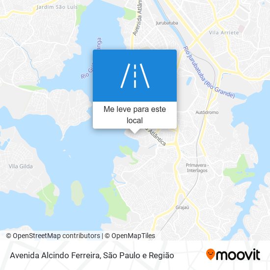 Avenida Alcindo Ferreira mapa