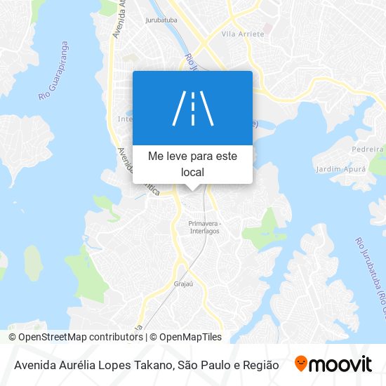 Avenida Aurélia Lopes Takano mapa