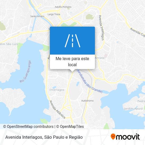 Avenida Interlagos mapa