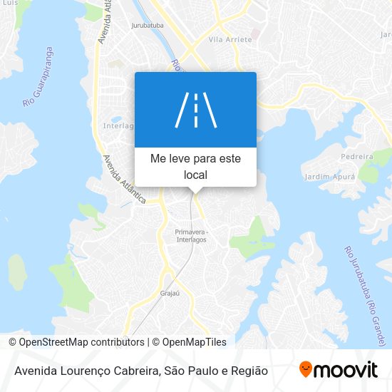 Avenida Lourenço Cabreira mapa