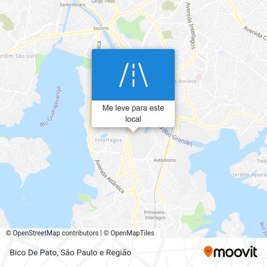 Bico De Pato mapa