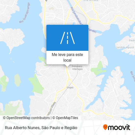 Rua Alberto Nunes mapa