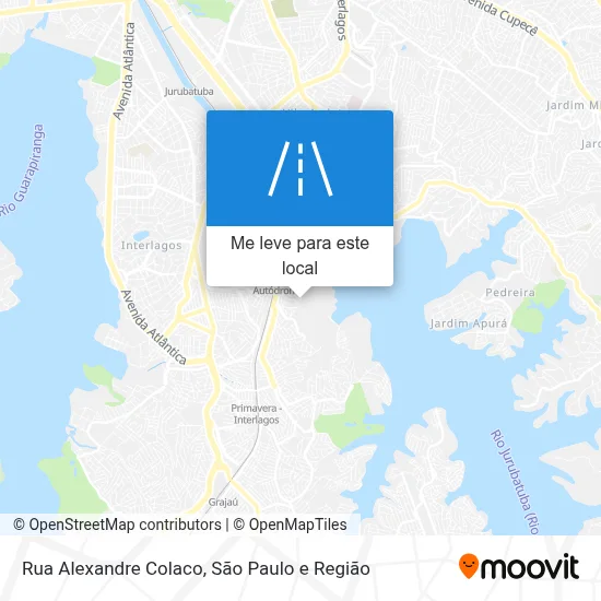 Rua Alexandre Colaco mapa