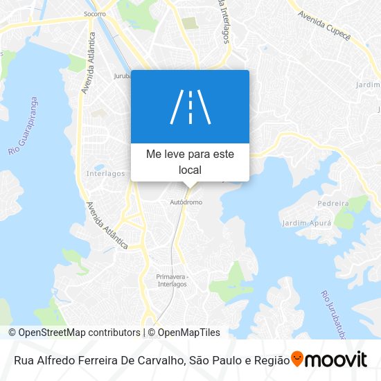 Rua Alfredo Ferreira De Carvalho mapa