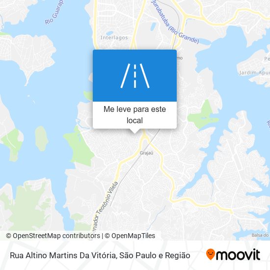 Rua Altino Martins Da Vitória mapa