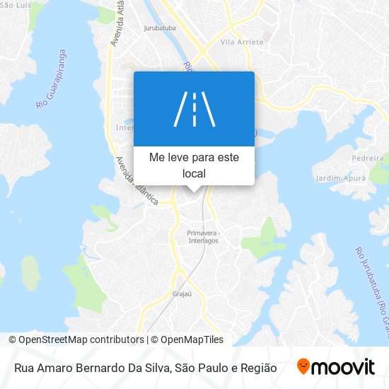 Rua Amaro Bernardo Da Silva mapa