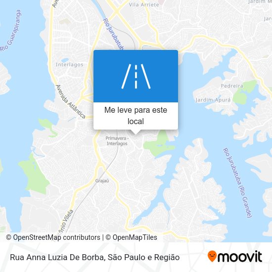 Rua Anna Luzia De Borba mapa