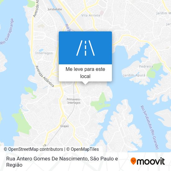 Rua Antero Gomes De Nascimento mapa