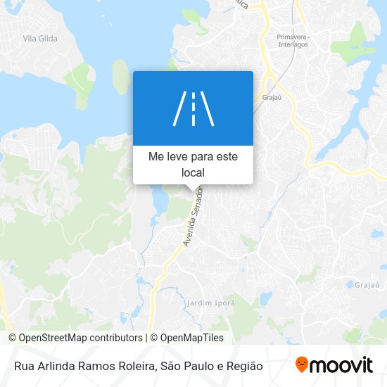 Rua Arlinda Ramos Roleira mapa