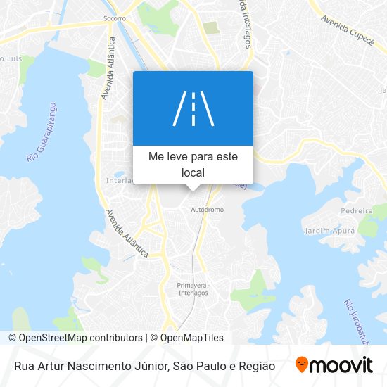 Rua Artur Nascimento Júnior mapa