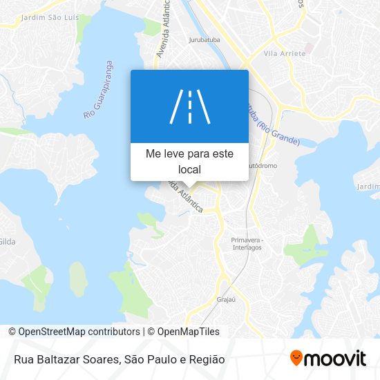 Rua Baltazar Soares mapa
